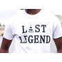 T-SHIRT LAST LEGEND (Blanc-Noir)