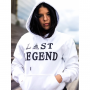 SWEAT LAST LEGEND (Noir-Blanc)