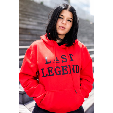 SWEAT LAST LEGEND (Noir-Blanc)