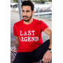 T-SHIRT LAST LEGEND (Rouge-Blanc)