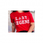 T-SHIRT LAST LEGEND (Blanc-Noir)