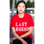 T-SHIRT LAST LEGEND (Blanc-Noir)