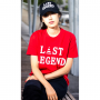 T-SHIRT LAST LEGEND (Blanc-Noir)