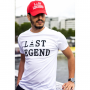 T-SHIRT LAST LEGEND (Rouge-Blanc)