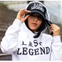 CASQUETTE LAST LEGEND (Noir-Blanc)