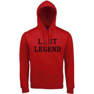 Hoodie Lady Last Legend (Black-White)