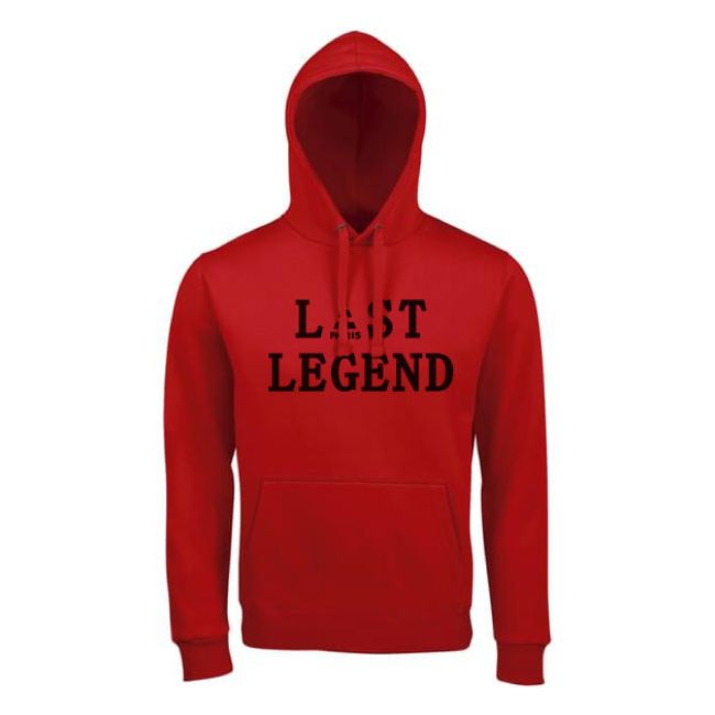 Hoodie Femme Last Legend (Rouge-Noir)