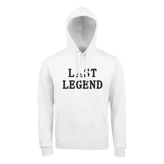 Hoodie Femme Last Legend (Blanc-Noir)