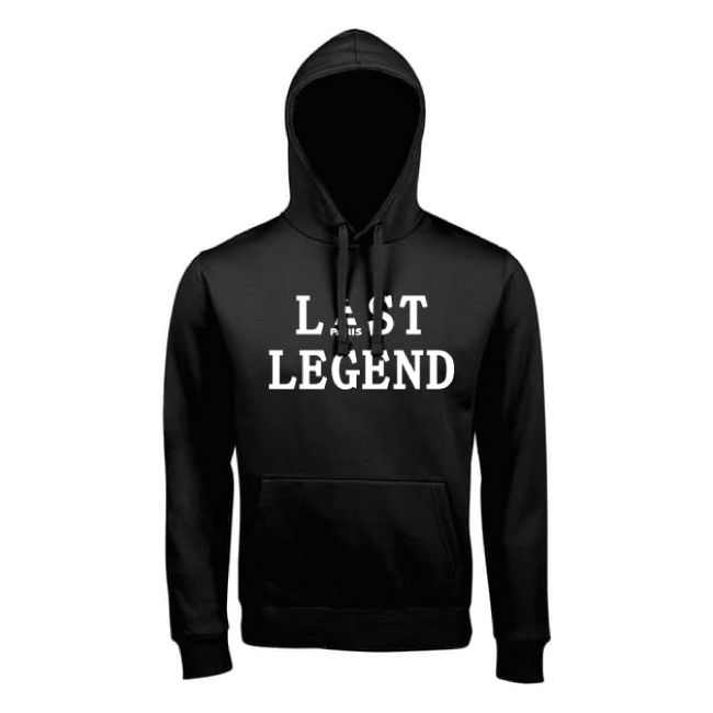 Hoodie Lady Last Legend (Black-White)