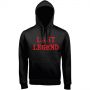 Hoodie Femme Last Legend (Rouge-Noir)