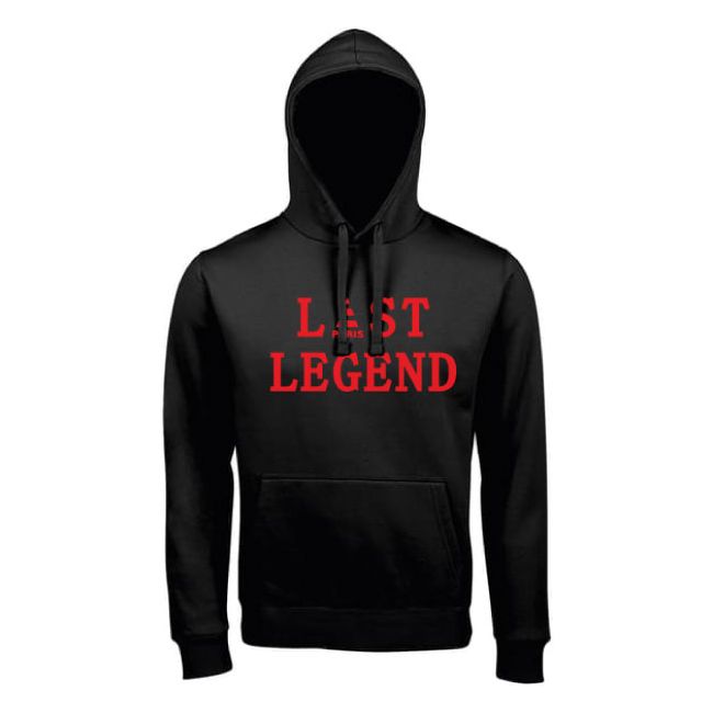 Hoodie Femme Last Legend (Noir-Rouge)