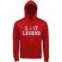 Hoodie Femme Last Legend (Rouge-Noir)