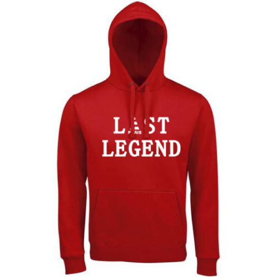 Hoodie Lady Last Legend (Black-White)