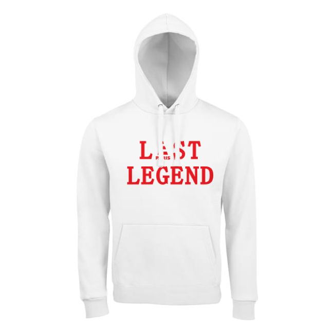 Hoodie Last Legend (Blanc-Rouge)