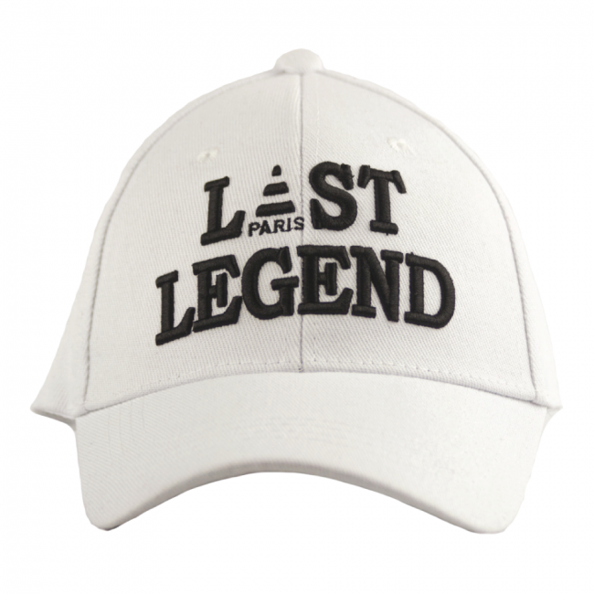 CASQUETTE LAST LEGEND (Blanc-Noir)