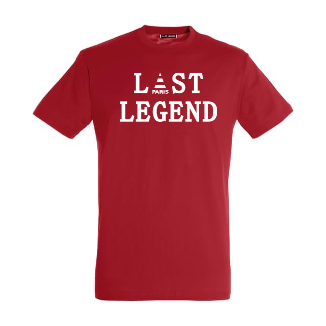 T-SHIRT LAST LEGEND (Rouge-Blanc)