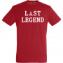 T-SHIRT LAST LEGEND (Rouge-Blanc)