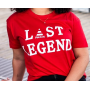 T-SHIRT LAST LEGEND (Rouge-Blanc)